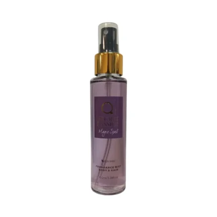 Qure Secret Passion Coconut Lust Glitter Bronze Fragrance Hair And Body Mist 100ml